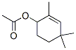 2,4,4-Trimethyl-2-cyclohexen-1-ol acetate结构式