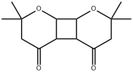 2,3,4a,4b,6,7,8a,8b-Octahydro-2,2,7,7-tetramethylcyclobuta[1,2-b:4,3-b']dipyran-4,5-dione结构式