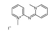 (E)-1-methyl-N-(1-methylpyridin-1-ium-2-yl)pyridin-2-imine,iodide结构式