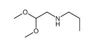 N-(2,2-dimethoxyethyl)propan-1-amine结构式