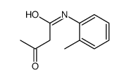 N-(2-methylphenyl)-3-oxobutanamide结构式