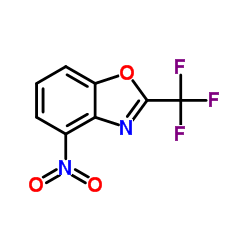 4-硝基-2-(三氟甲基)苯并研究[D]恶唑结构式
