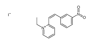 1-ethyl-2-[2-(3-nitrophenyl)ethenyl]pyridin-1-ium,iodide结构式