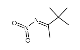 nitro-((E)-1,2,2-trimethyl-propylidene)-amine Structure