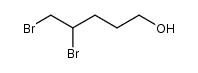 4,5-dibromo-pentan-1-ol结构式