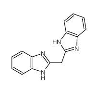 2-(1H-苯并咪唑-2-基甲基)-1H-苯并咪唑结构式