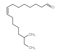 (Z)-14-METHYL-8-HEXADECEN-1-AL Structure
