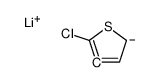 lithium,2-chloro-3H-thiophen-3-ide Structure