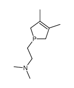 2-(3,4-dimethyl-2,5-dihydrophosphol-1-yl)-N,N-dimethylethanamine结构式