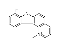 1,7-dimethylpyrido[3,2-c]carbazol-1-ium,iodide Structure