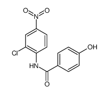 N-(2-chloro-4-nitrophenyl)-4-hydroxybenzamide结构式