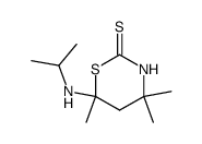 6-isopropylamino-4,4,6-trimethyl-[1,3]thiazinane-2-thione结构式