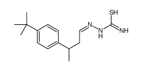 [3-(4-tert-butylphenyl)butylideneamino]thiourea结构式
