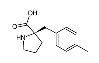 (R)-alpha-(4-甲基苄基)-脯氨酸盐酸盐结构式
