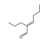 (E)-2-propyl-2-hexenal Structure