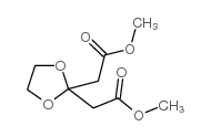1,3-Dioxolane-2,2-diaceticacid, 2,2-dimethyl ester Structure