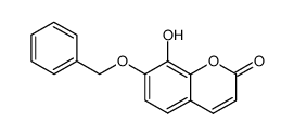 7-Benzyloxy-8-hydroxycoumarin结构式