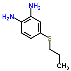 4-(Propylsulfanyl)-1,2-benzenediamine Structure