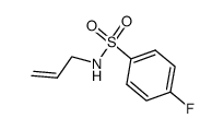 N-allyl-4-fluorobenzenesulfonamide Structure