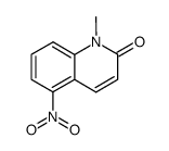 1-methyl-5-nitro-1H-quinolin-2-one结构式