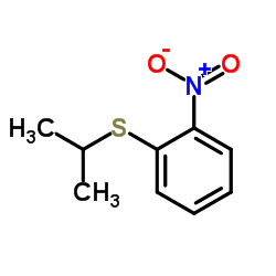1-(Isopropylsulfanyl)-2-nitrobenzene Structure