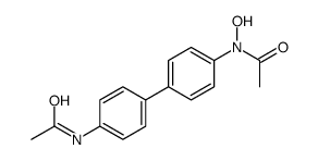 N-hydroxy-N,N'-diacetylbenzidine结构式
