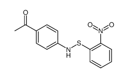 1-(4-(((2-nitrophenyl)thio)amino)phenyl)ethan-1-one Structure