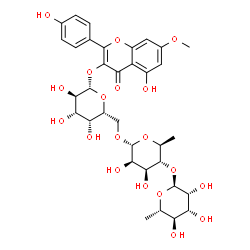 rhamnocitrin 3-O-isorhamninoside Structure