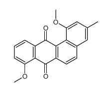 1,8-dimethoxy-3-methylbenz[a]anthracene-7,12-dione Structure