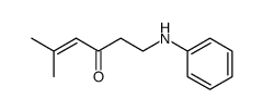 1-anilino-5-methyl-hex-4-en-3-one Structure