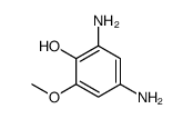 Phenol, 2,4-diamino-6-methoxy- (9CI)结构式