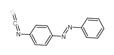 4-苯偶氮硫代异氰酸酯结构式