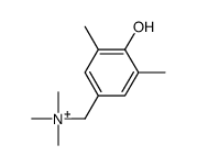 (4-hydroxy-3,5-dimethylphenyl)methyl-trimethylazanium Structure