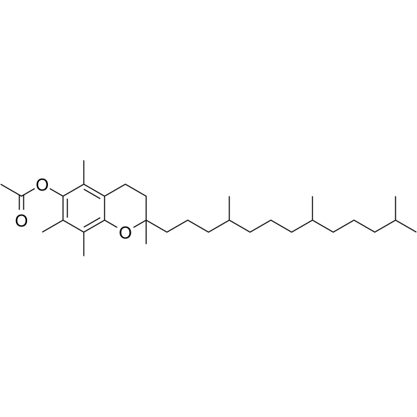 Tocopheryl acetate Structure