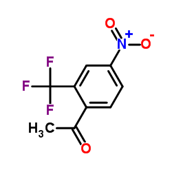 1-(2-甲基-4-硝基苯基)乙酮结构式