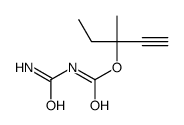 Carbamic acid, (aminocarbonyl)-, 1-ethyl-1-methyl-2-propynyl ester (9CI)结构式