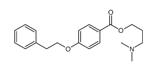 3-(dimethylamino)propyl 4-(2-phenylethoxy)benzoate结构式