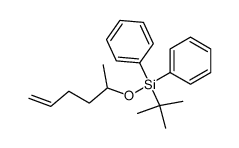 tert-butyl(hex-5-en-2-yloxy)diphenylsilane Structure