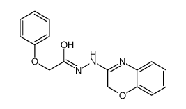 N'-(2H-1,4-benzoxazin-3-yl)-2-phenoxyacetohydrazide结构式
