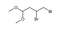 1,1-dimethoxy-3,4-dibromobutane Structure