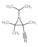 2-Aziridinecarbonitrile,2,3,3-trimethyl-1-(1-methylethyl)- Structure