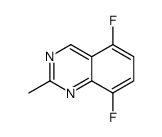 5,8-difluoro-2-methylquinazoline结构式