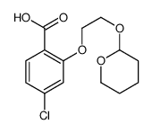 4-chloro-2-[2-(oxan-2-yloxy)ethoxy]benzoic acid Structure