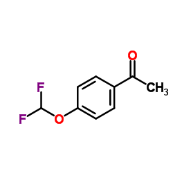1-(4-二氟甲氧基)苯基)乙酮结构式