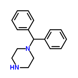 二苯甲基哌嗪结构式