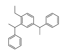 1-ethyl-2,4-bis(1-phenylethyl)benzene Structure