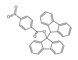 9H,9'H-[9,9'-bifluoren]-9-yl 4-nitrobenzoate结构式