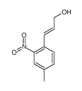 (E)-3-(4-Methyl-2-nitrophenyl)prop-2-en-1-ol结构式