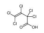 2,2,3,4,4-pentachloro-3-butenoic acid结构式