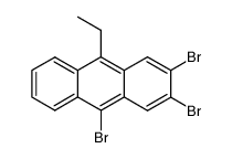 9-ethyl-2,3,10-tribromo-anthracene结构式